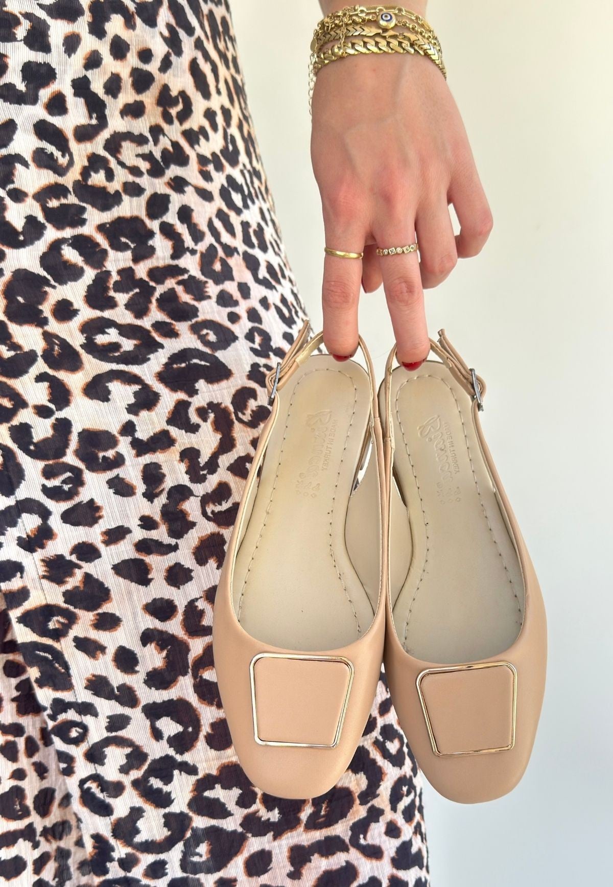 Canka Nude Ballerina Shoes