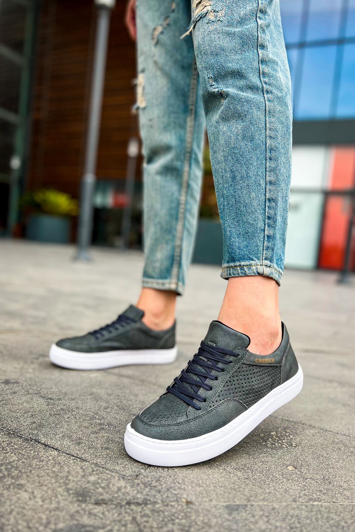 First Edition Premium Erkek Günlük Sneaker Antrasit