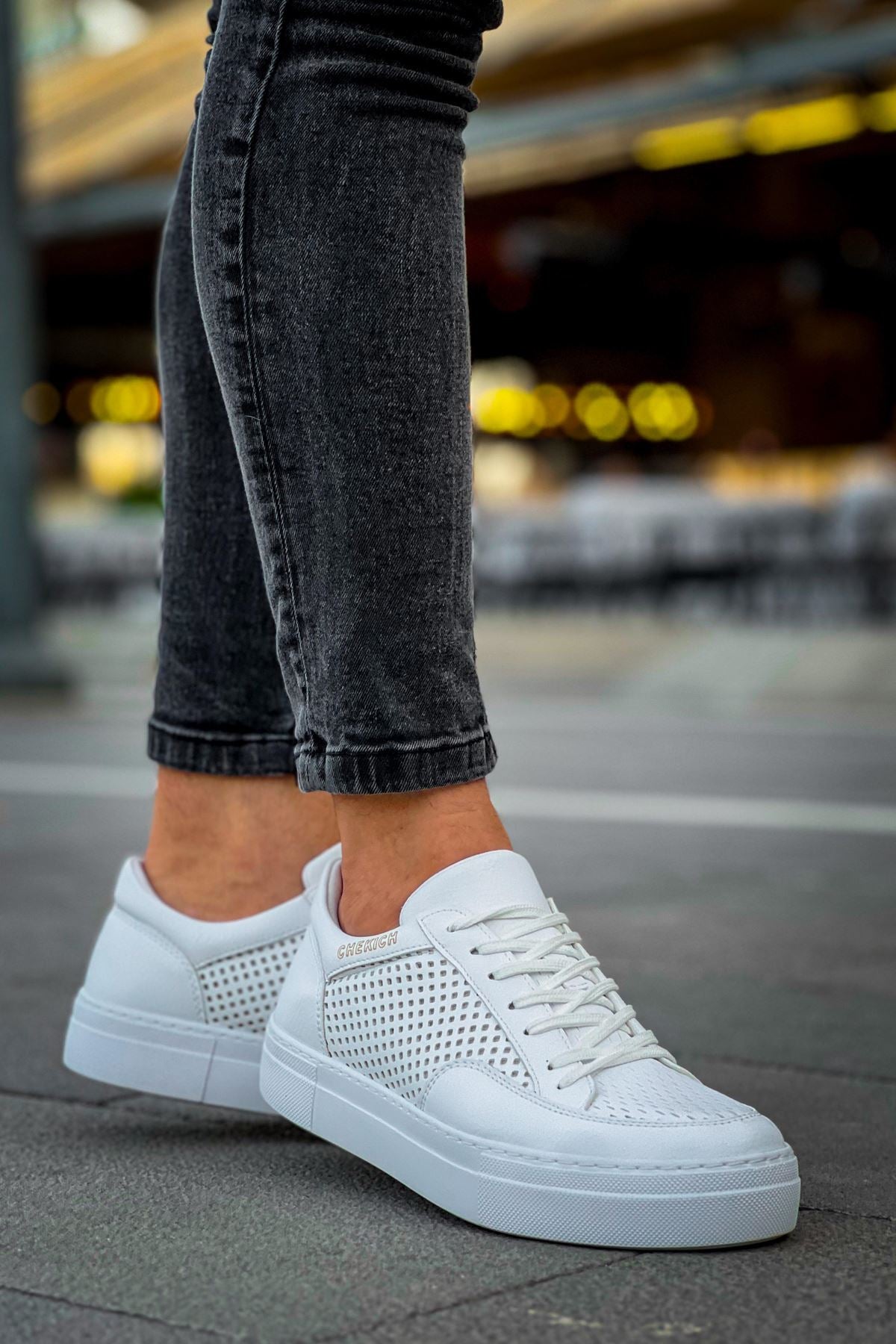 First Edition Premium Erkek Günlük Sneaker Beyaz