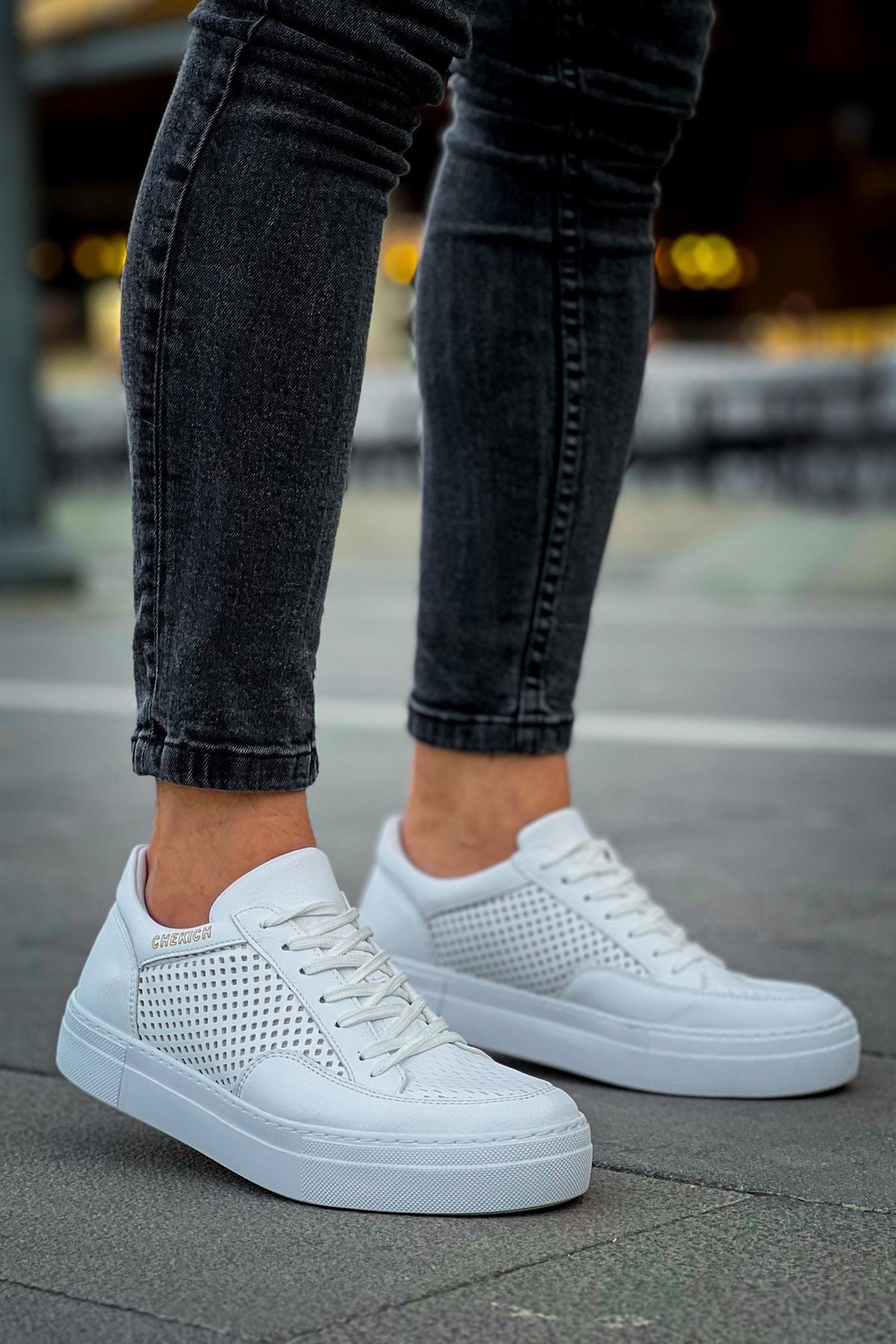 First Edition Premium Erkek Günlük Sneaker Beyaz