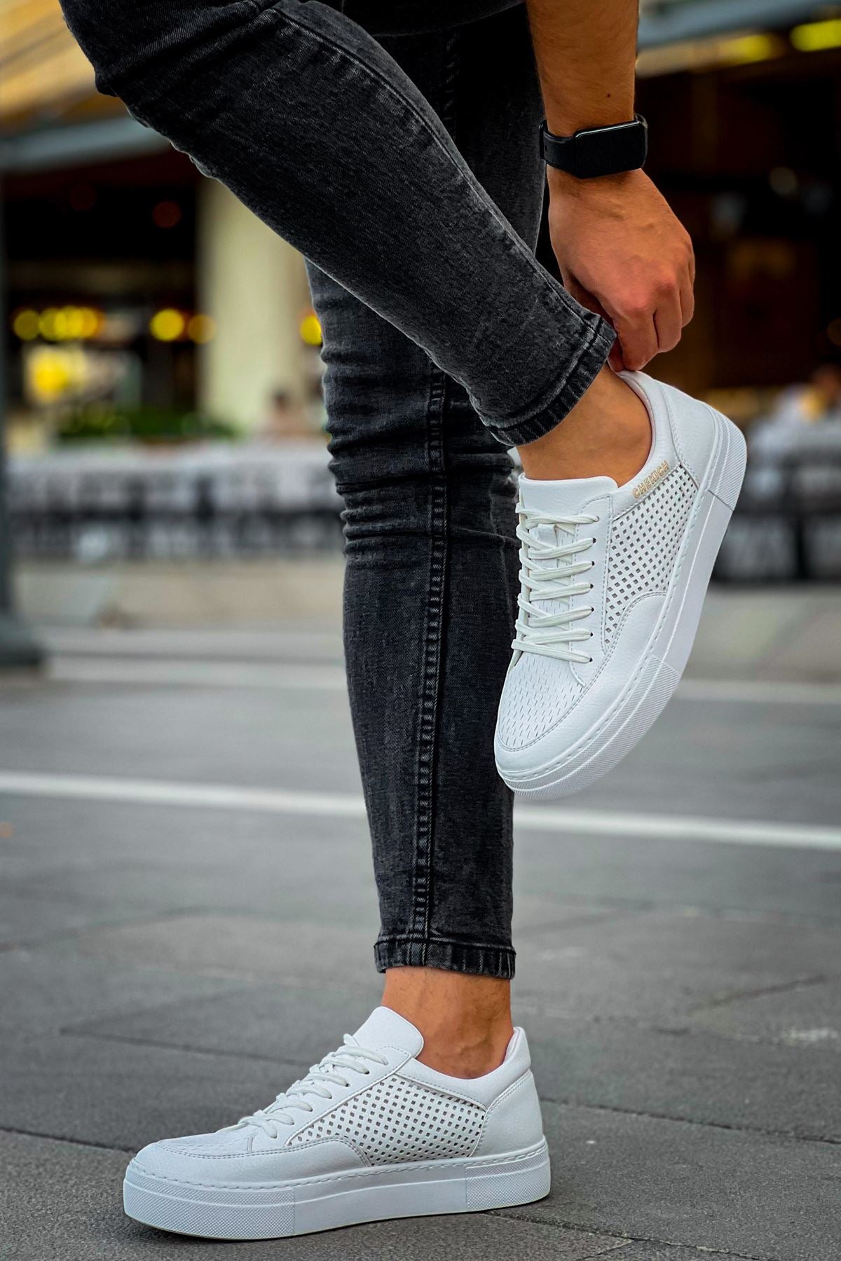 First Edition Premium Erkek Günlük Sneaker Beyaz