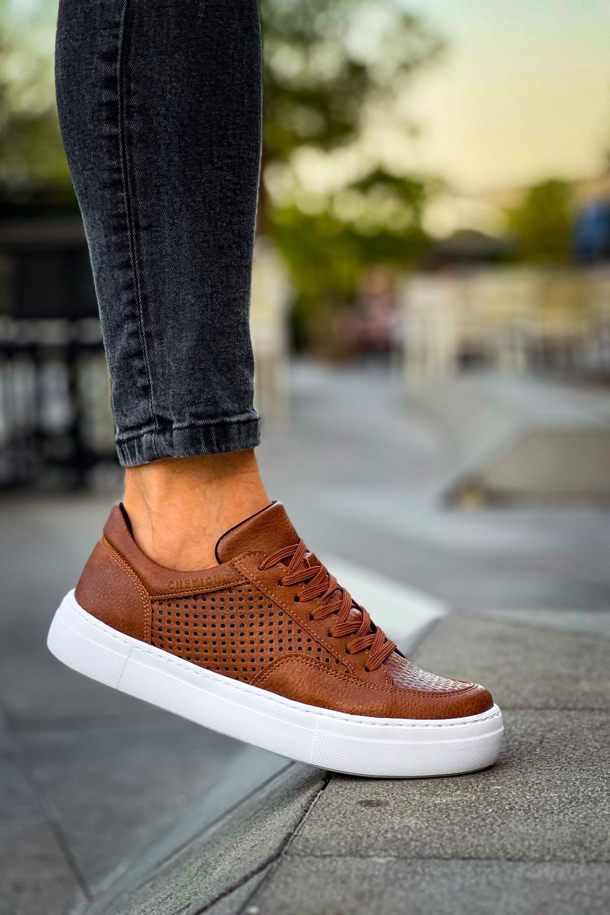 First Edition Premium Erkek Günlük Sneaker Taba