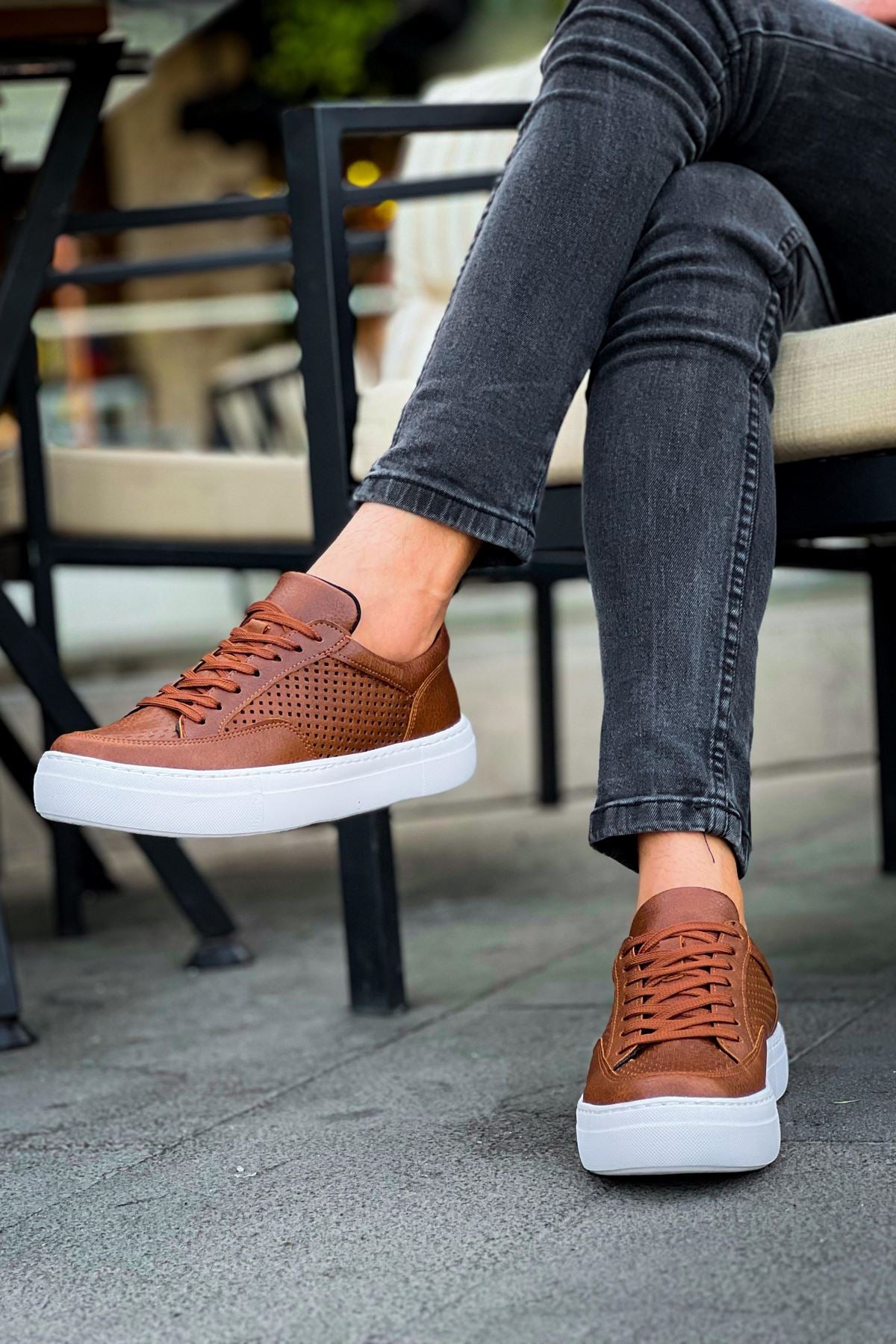 First Edition Premium Erkek Günlük Sneaker Taba