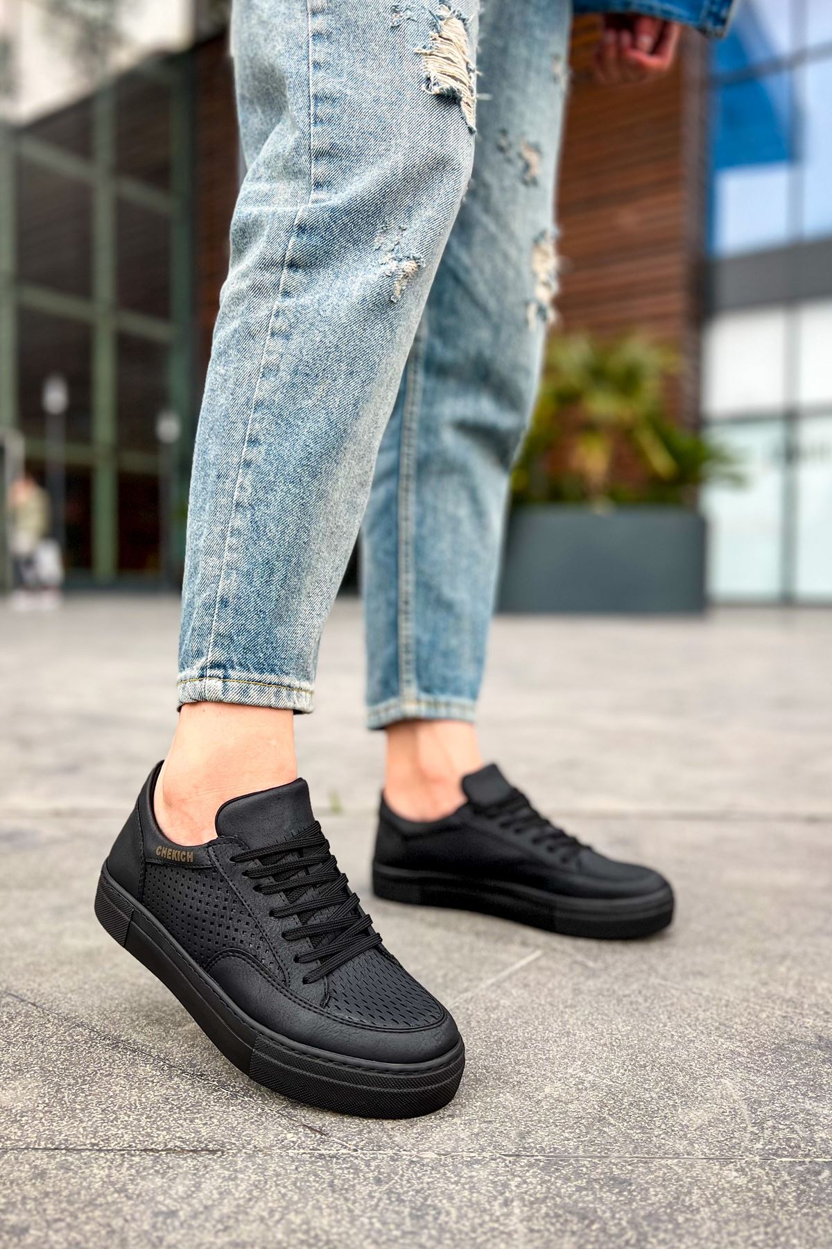 First Edition Premium Erkek Günlük Sneaker Siyah