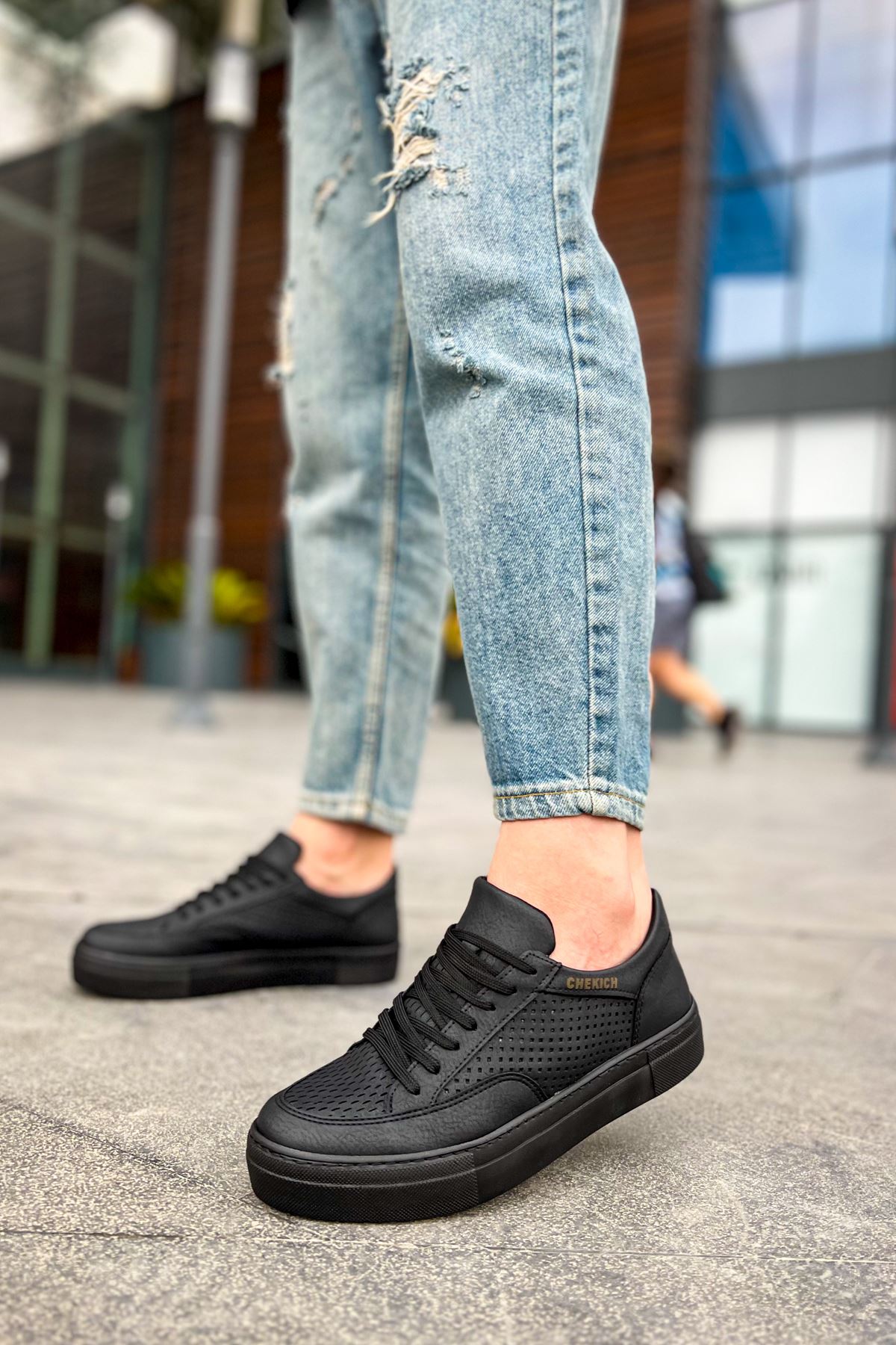 First Edition Premium Erkek Günlük Sneaker Siyah