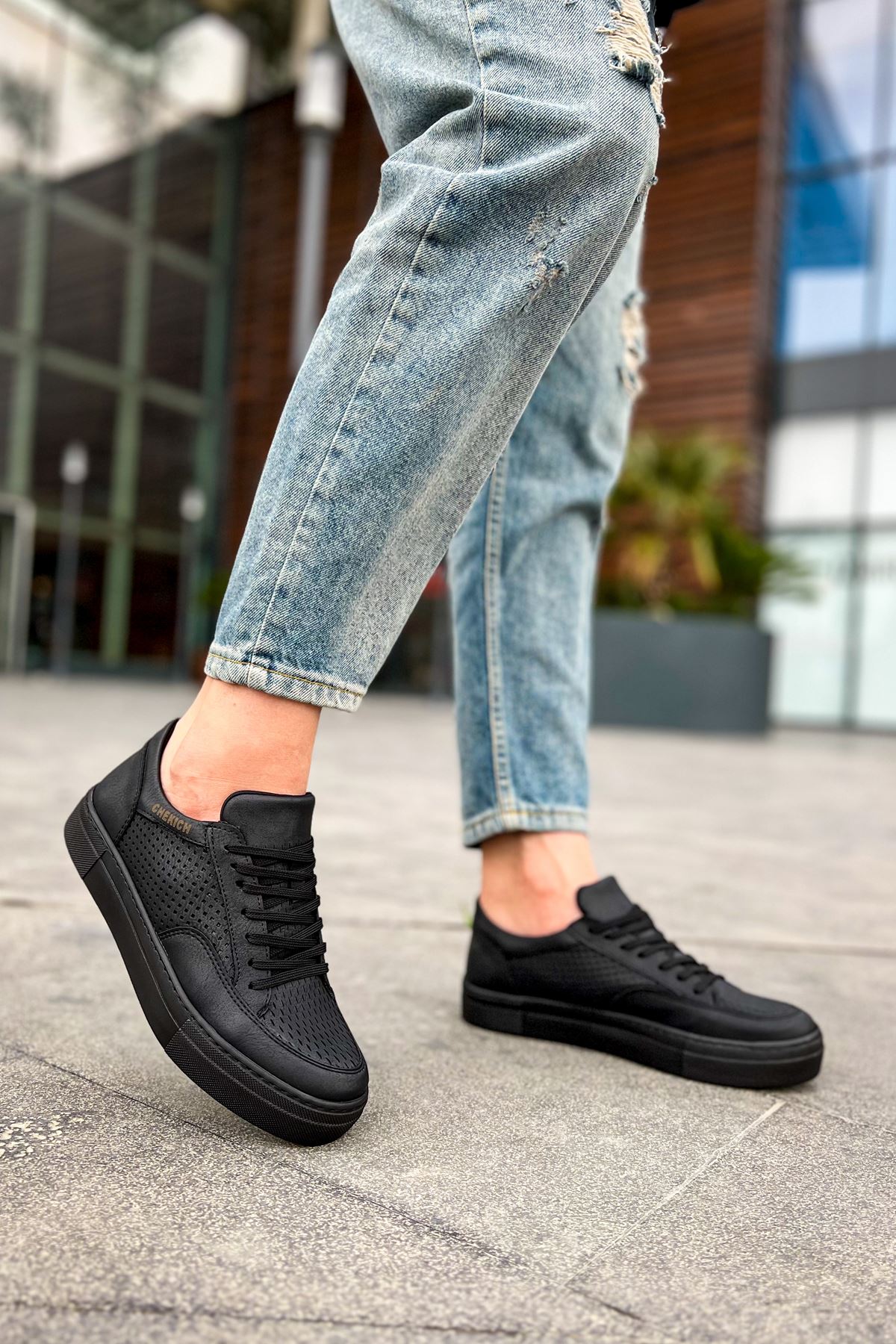 First Edition Premium Erkek Günlük Sneaker Siyah