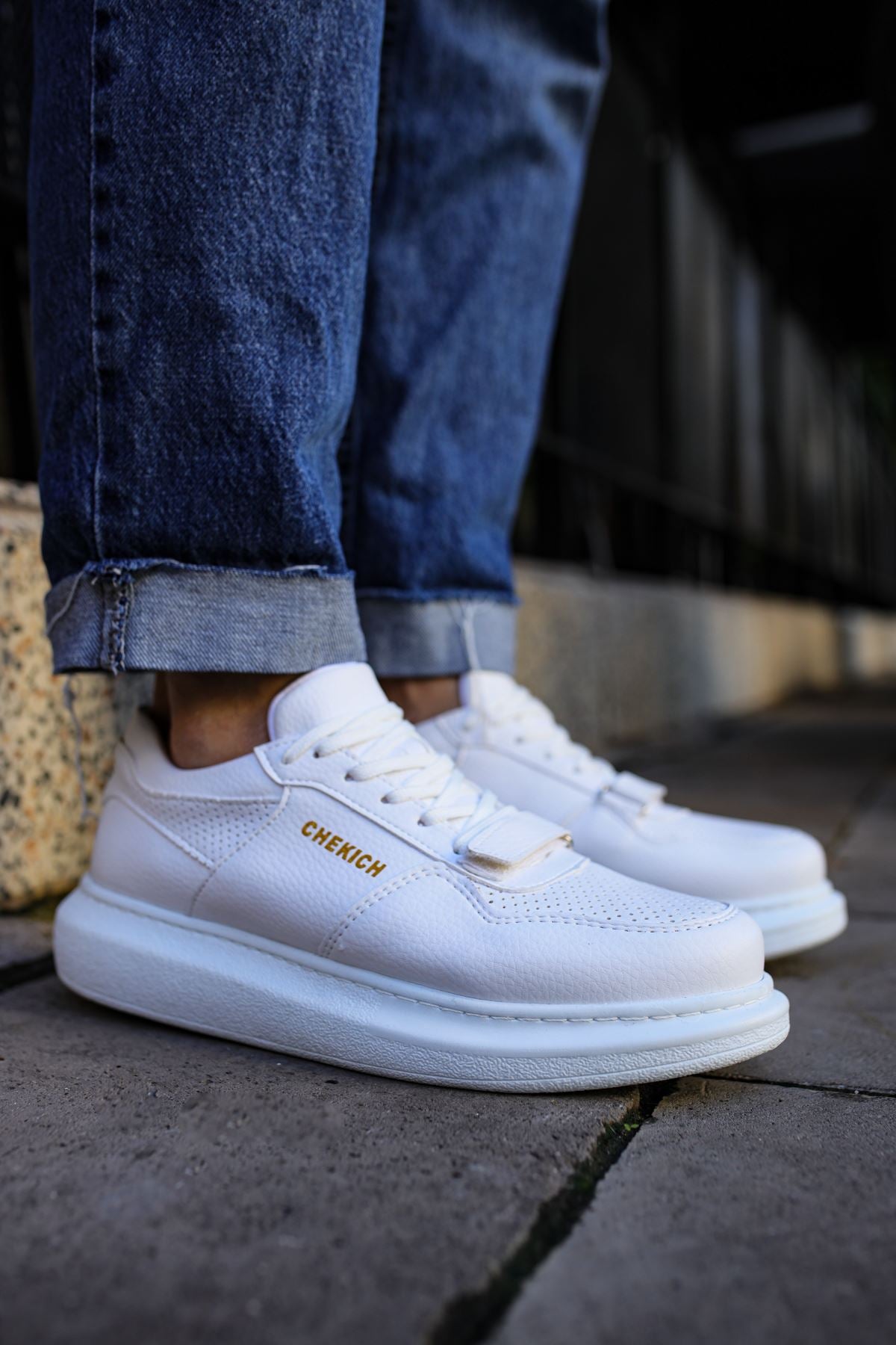 Flatline Premium Erkek Sneakers Beyaz