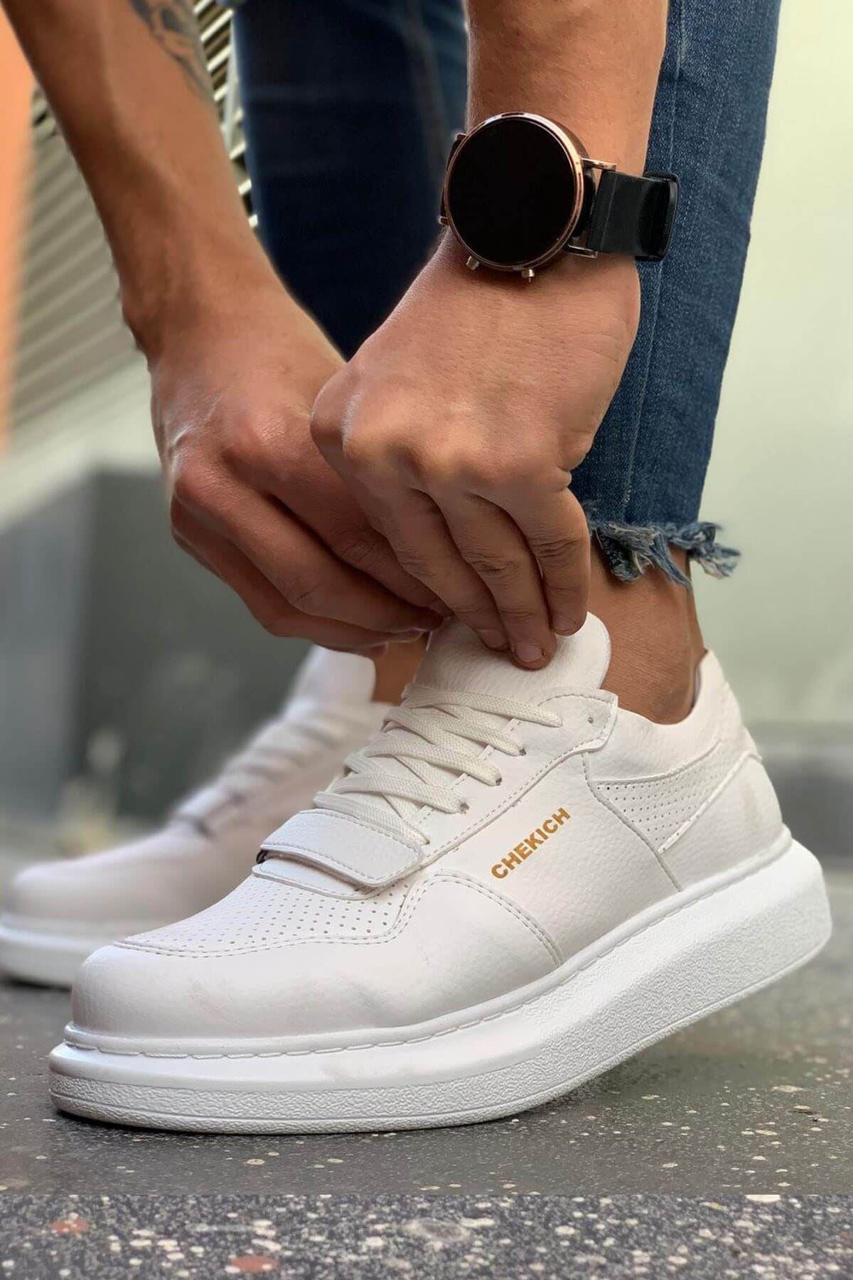 Flatline Premium Erkek Sneakers Beyaz