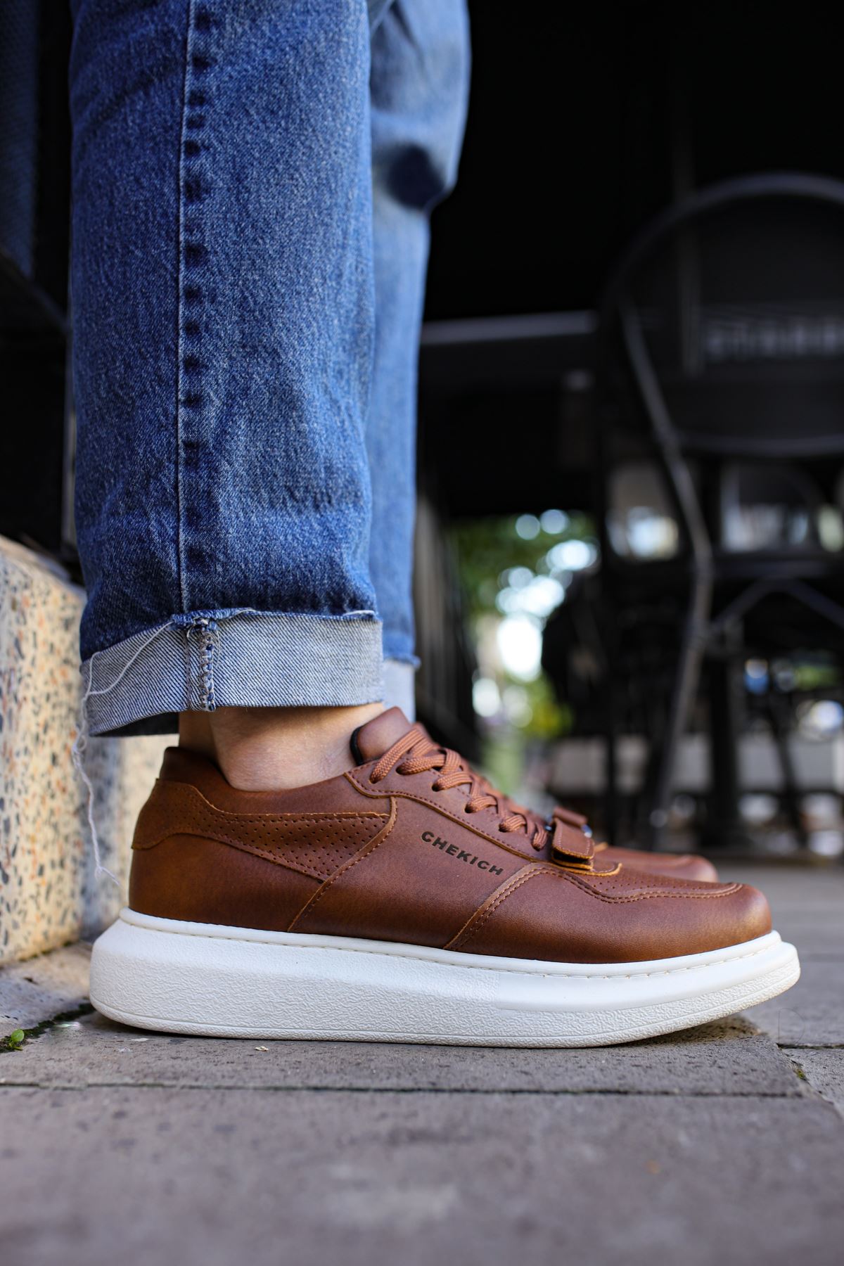 Flatline Premium Erkek Sneakers Taba