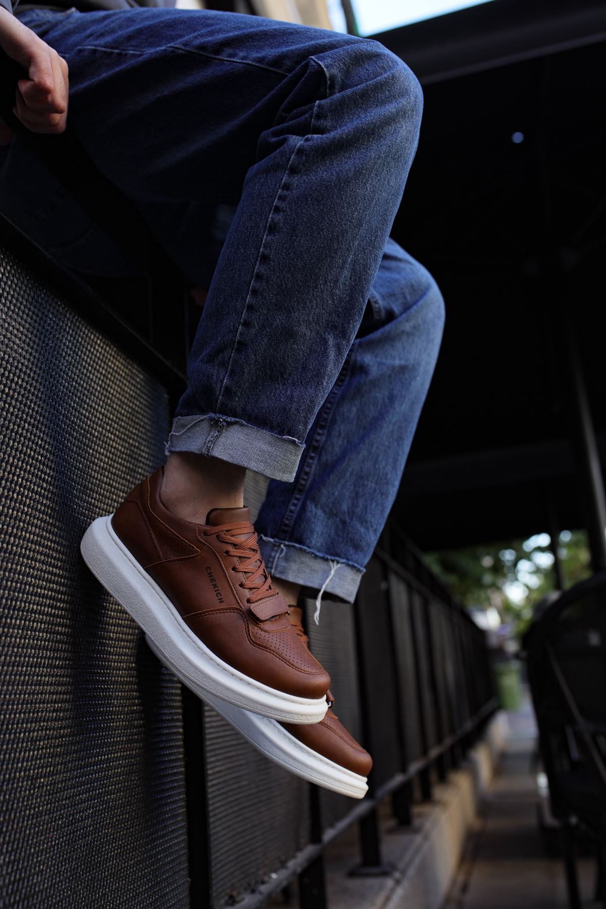Flatline Premium Erkek Sneakers Taba