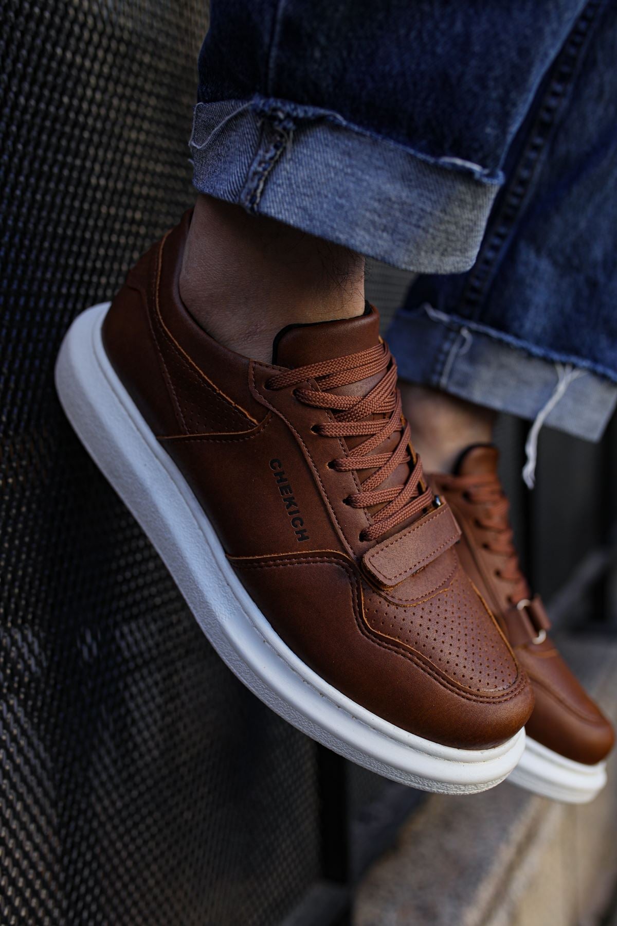 Flatline Premium Erkek Sneakers Taba