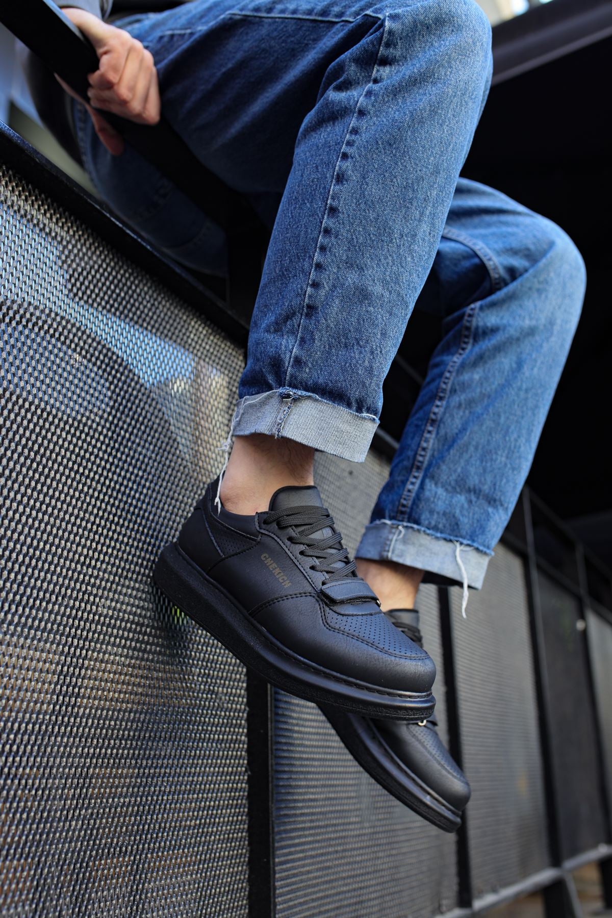 Flatline Premium Erkek Sneakers Siyah