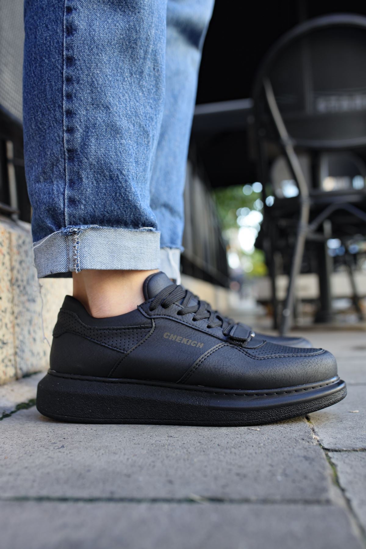 Flatline Premium Erkek Sneakers Siyah