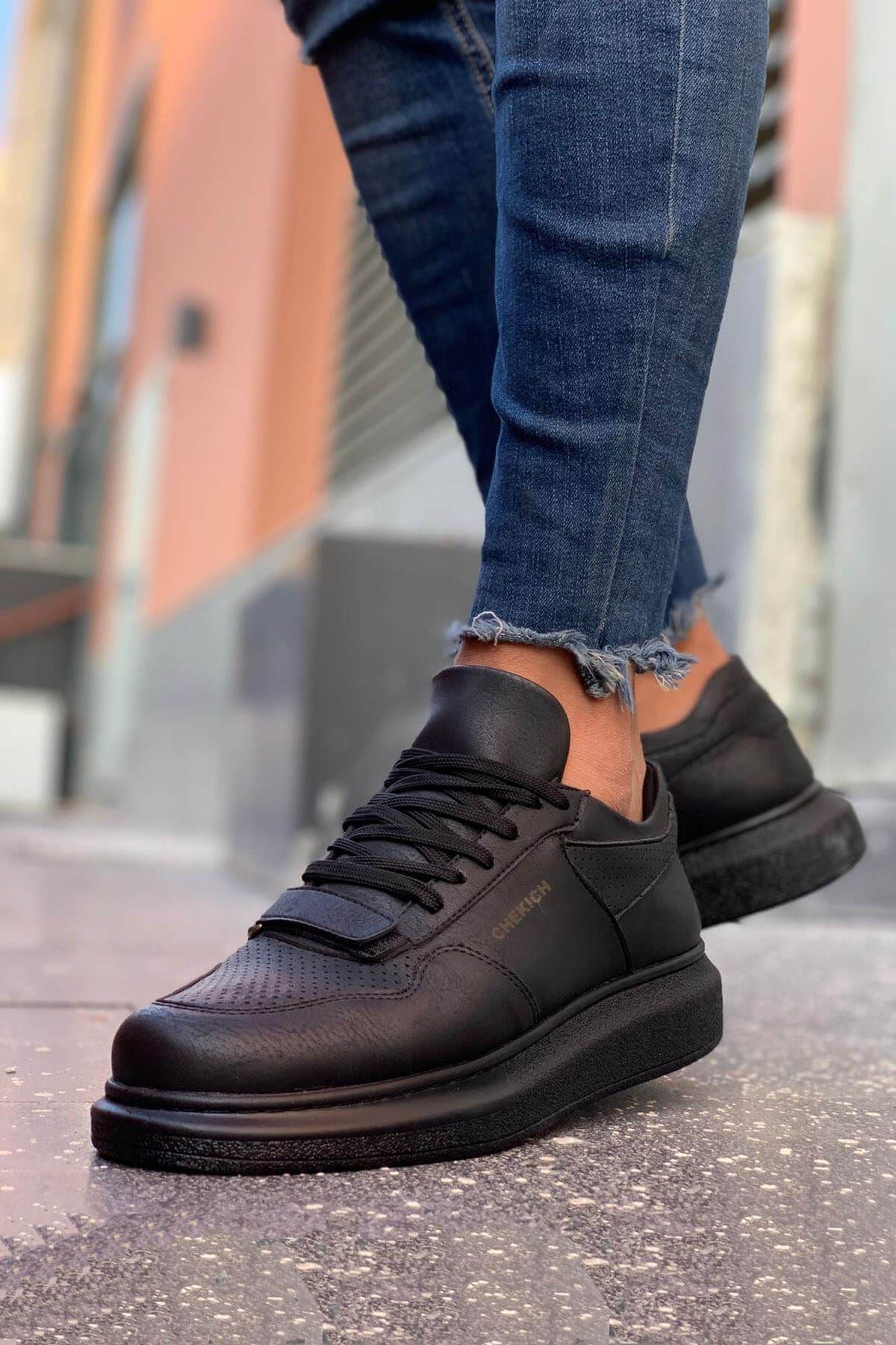 Flatline Premium Erkek Sneakers Siyah