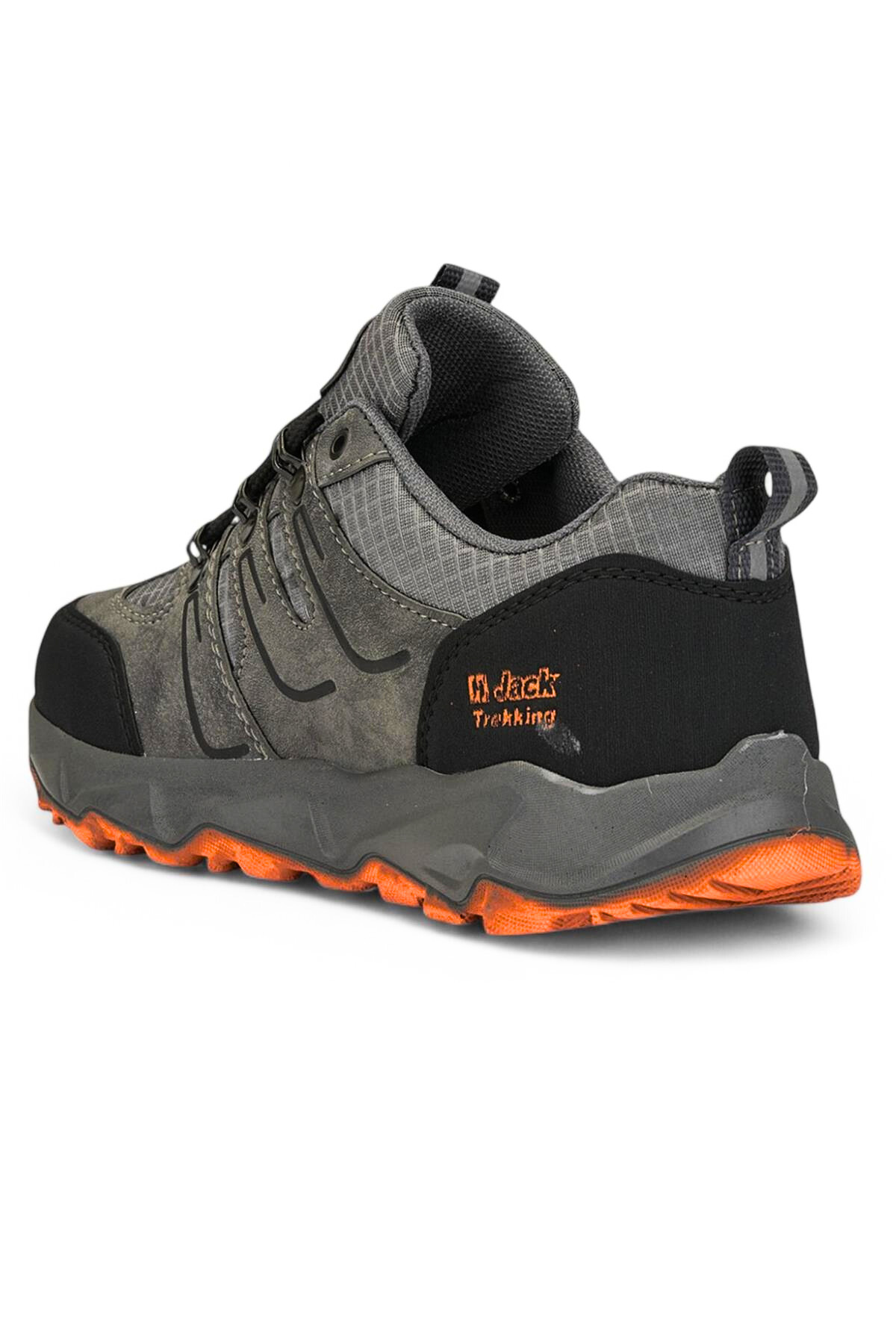 J24 Waterproof Erkek Trekking Outdoor Ayakkabı Füme Oranj