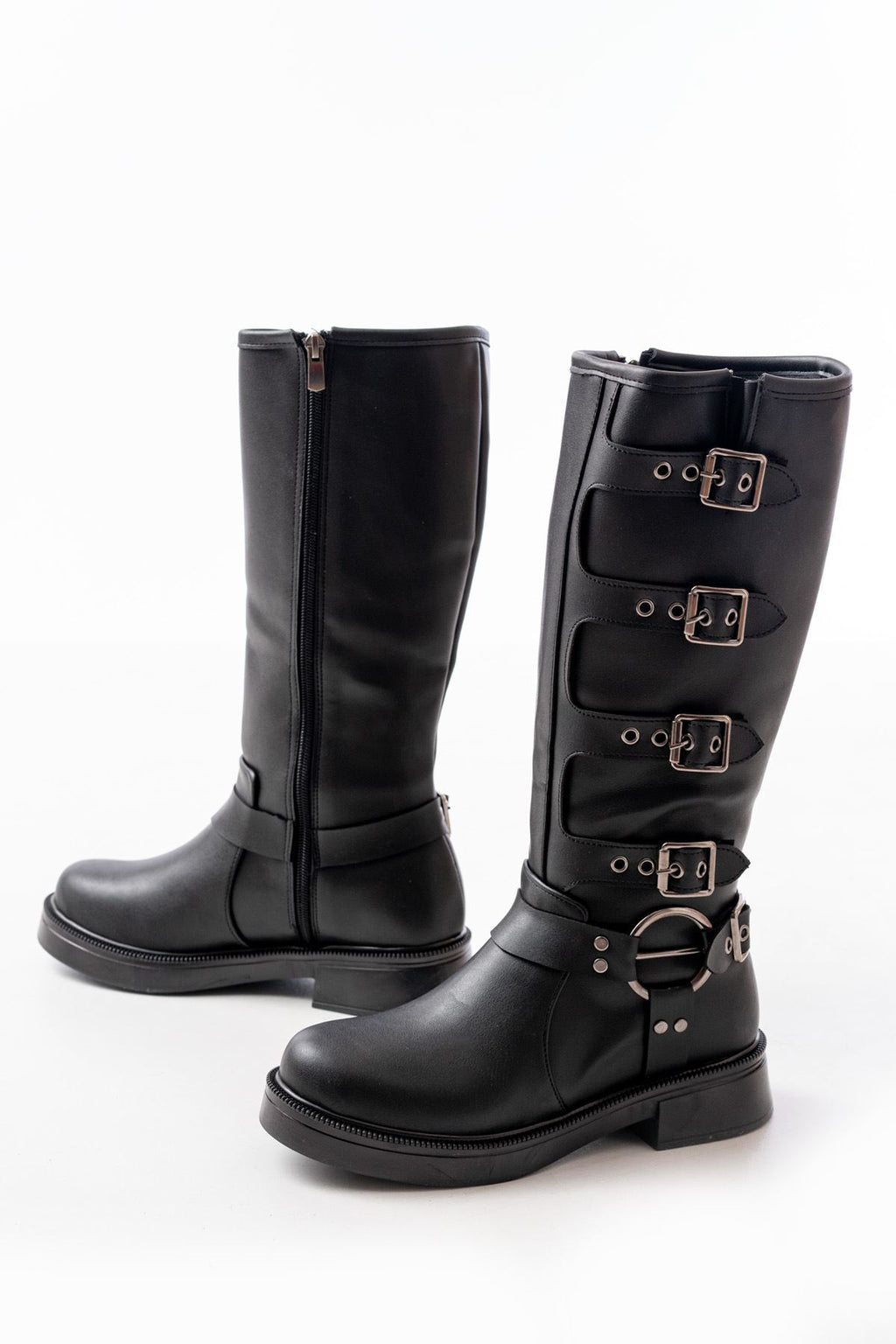 ZRİN-346 Premium Siyah Günlük Kadın Binici Çizme