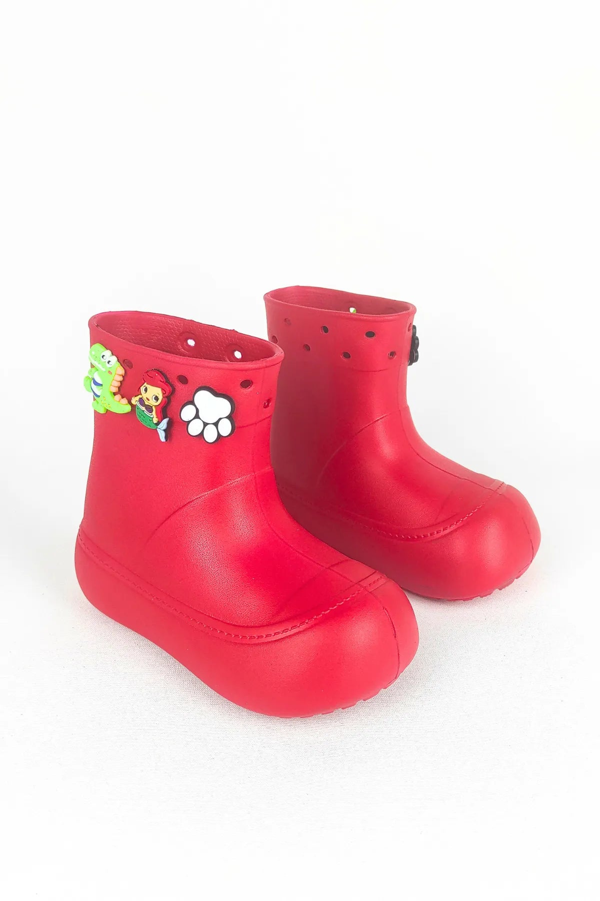 DivaCizme Red Kids Waterproof Rain Boots Boots