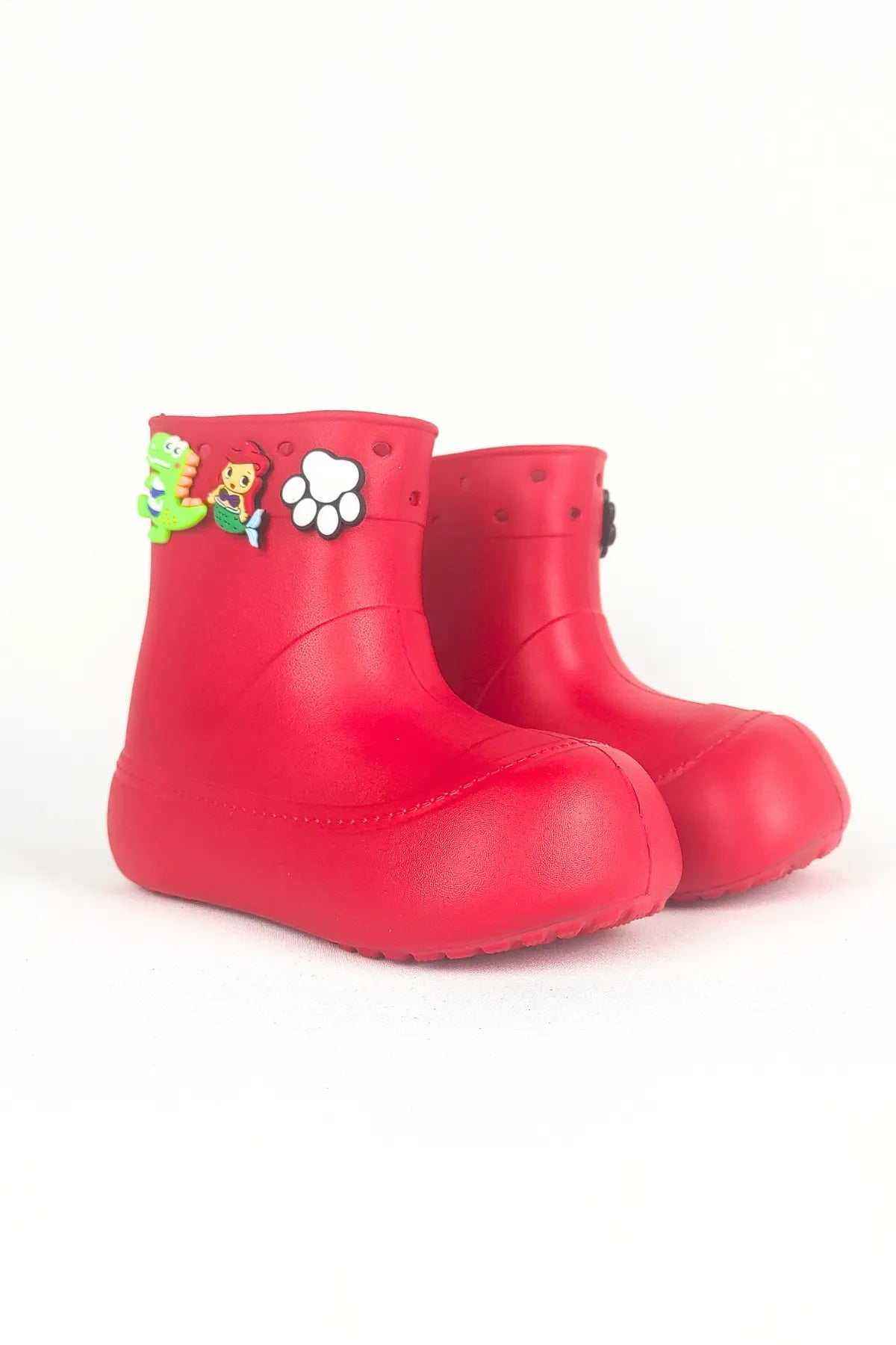 DivaCizme Red Kids Waterproof Rain Boots Boots