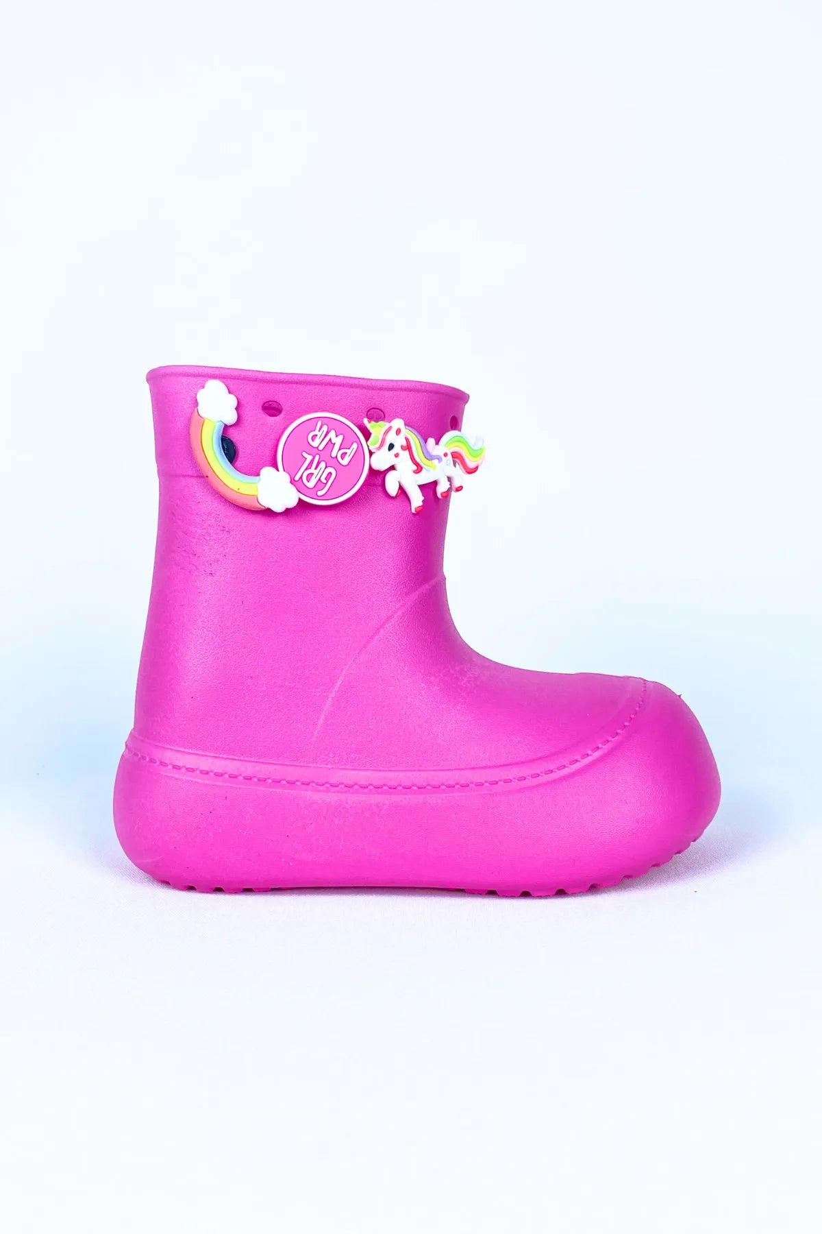 DivaCizme Pink Kids Waterproof Rain Boots Boots