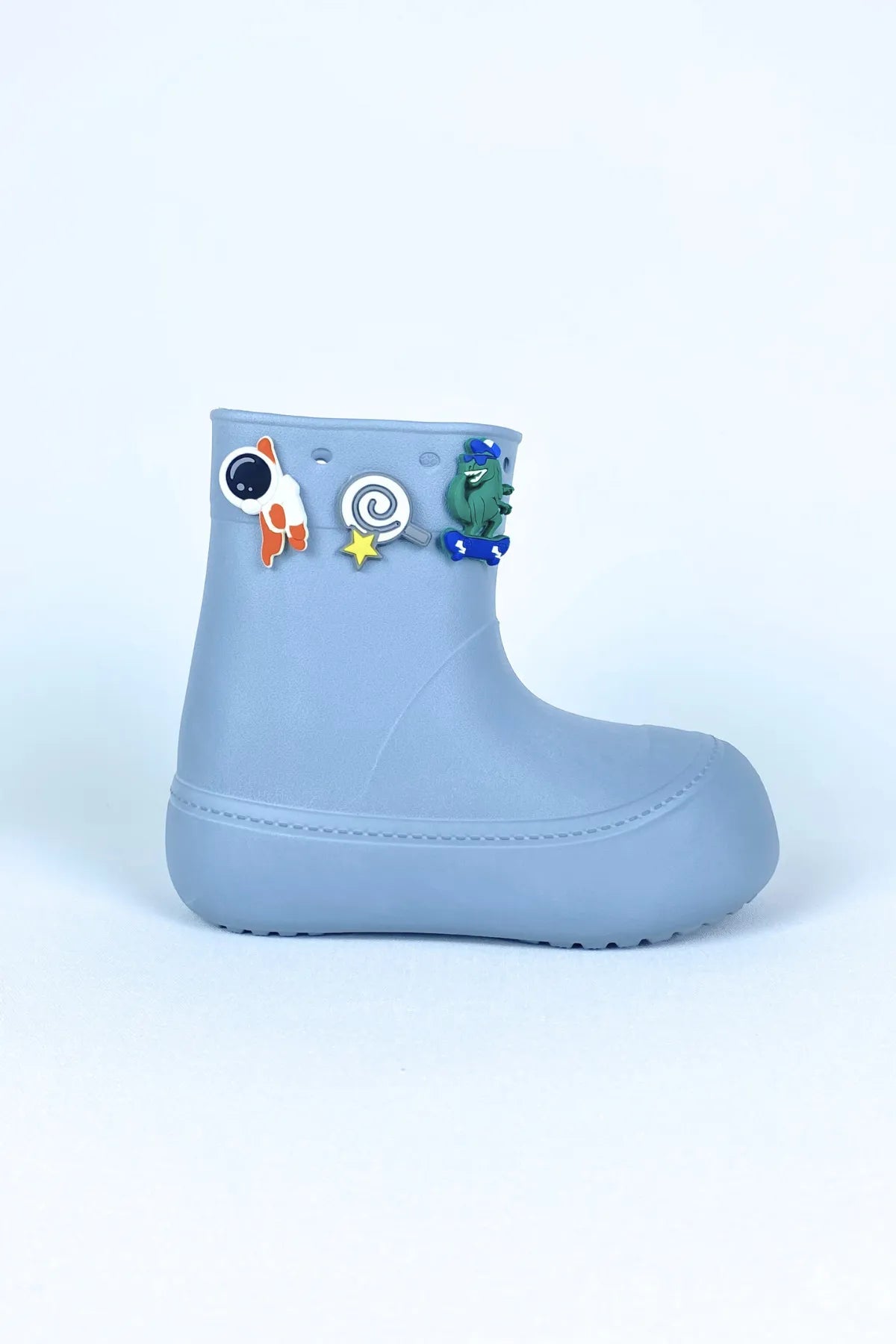 DivaCizme Grey Kids Waterproof Rain Boots Boots