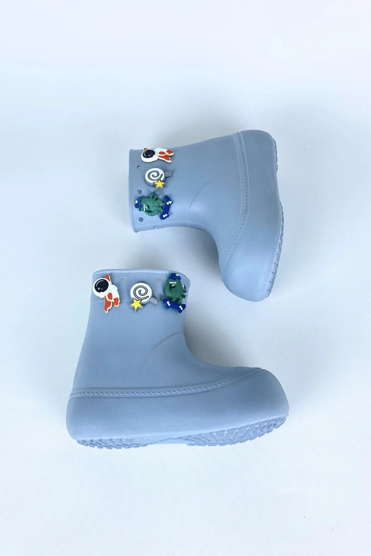 DivaCizme Grey Kids Waterproof Rain Boots Boots