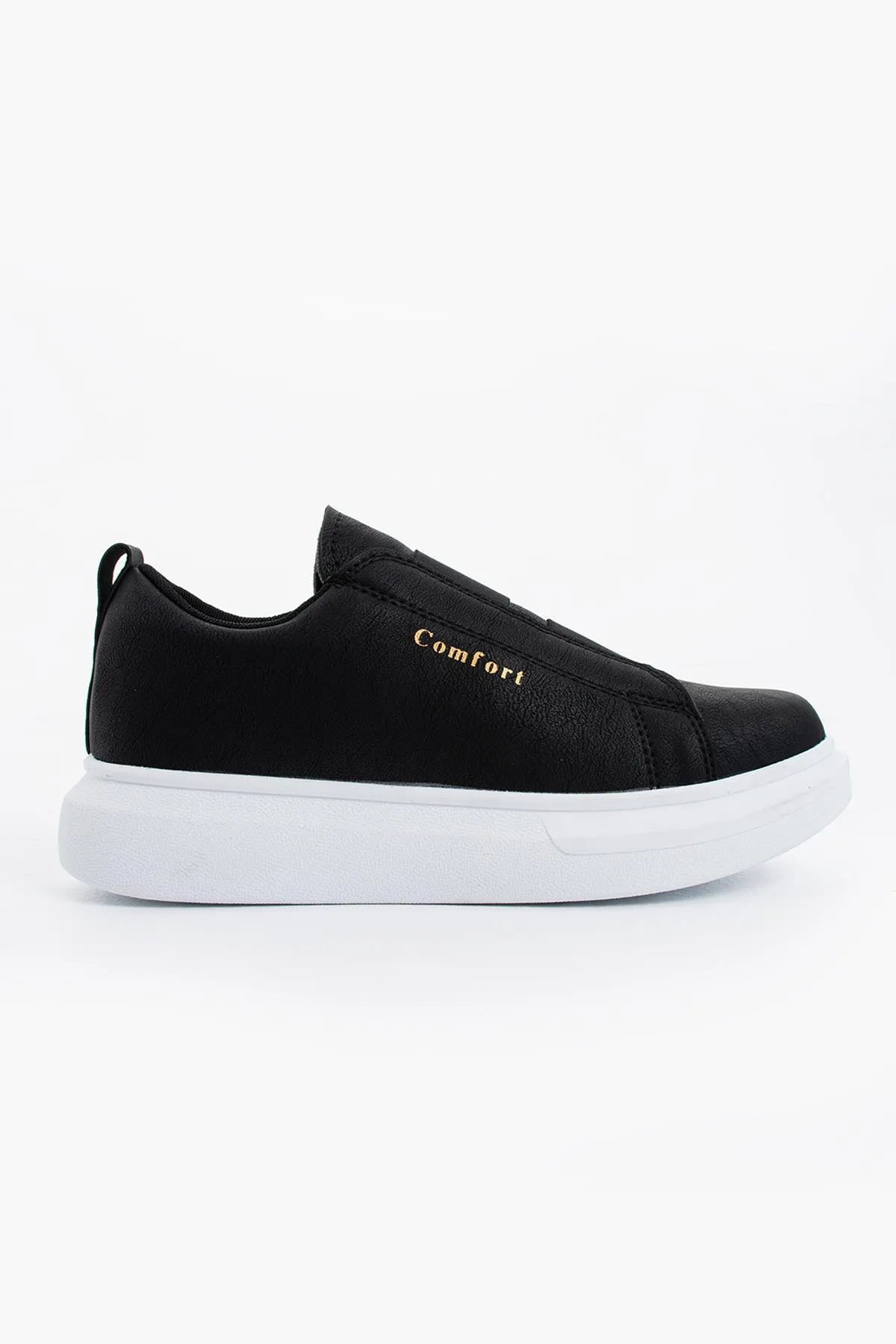 Comfort 109 Double Band Men's Black White Sports Shoes Casual Sneaker