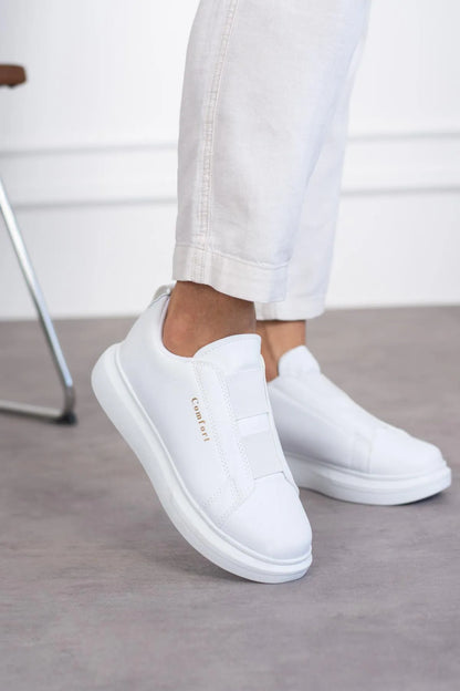 Comfort 109 Double Band Men's White Sports Shoes Casual Sneaker