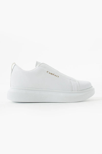 Comfort 109 Double Band Men's White Sports Shoes Casual Sneaker