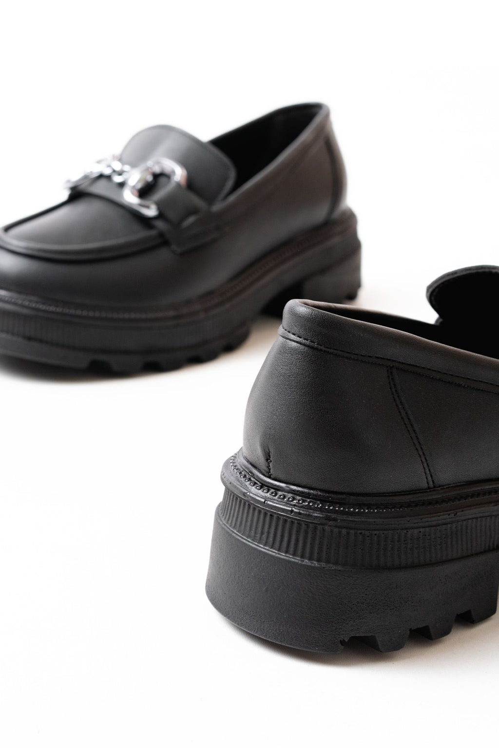 ZRİN-773 Premium Siyah Ortopedik Yüksek Tabanlı Loafer