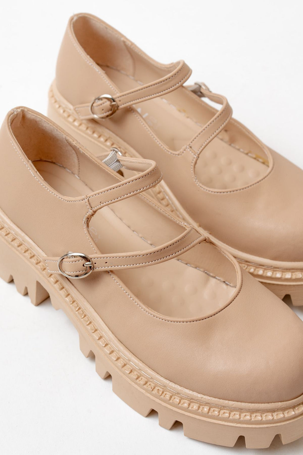 ZRİN-868-756 Premium Nude Ortopedik Yüksek Tabanlı Loafer