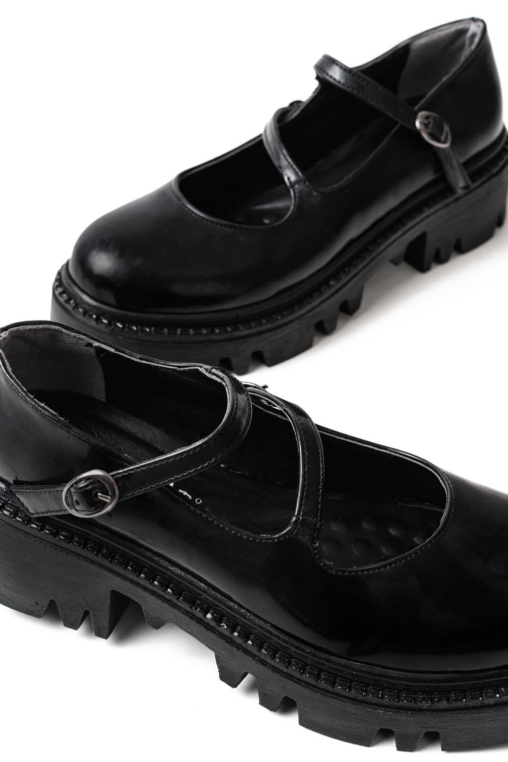 ZRİN-868-756 Premium Siyah Rugan Ortopedik Yüksek Tabanlı Loafer