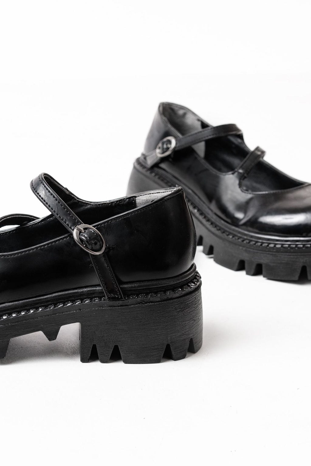 ZRİN-868-756 Premium Siyah Rugan Ortopedik Yüksek Tabanlı Loafer