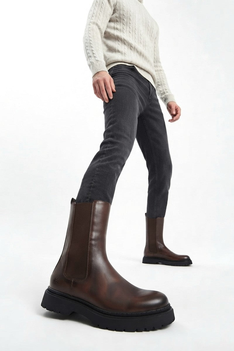 Alaska Premium Men's Boots Brown