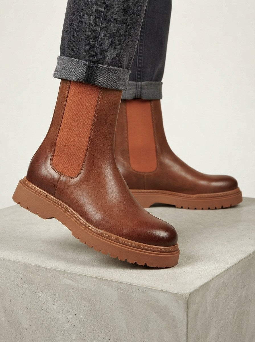 Alaska Premium Men's Boots Tan Tan