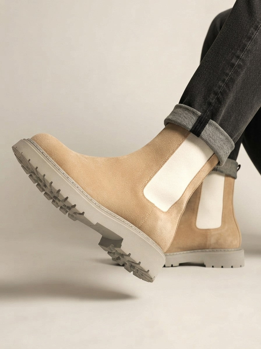 Alaska Premium Suede Men's Boots Sand