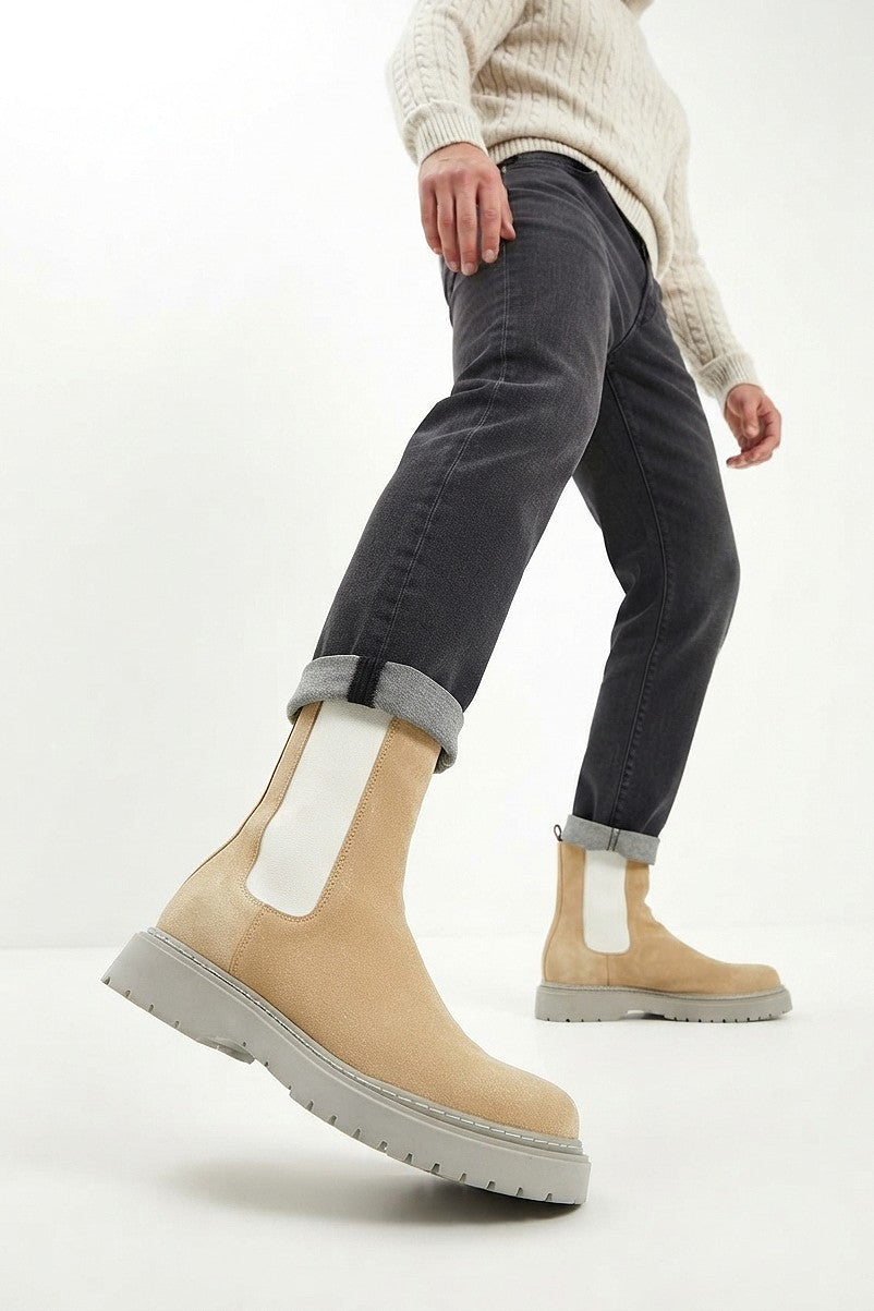 Alaska Premium Suede Men's Boots Sand