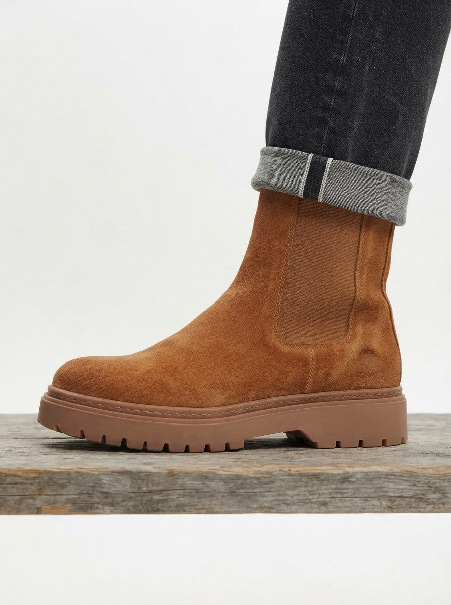 Alaska Premium Suede Men's Boots Tan