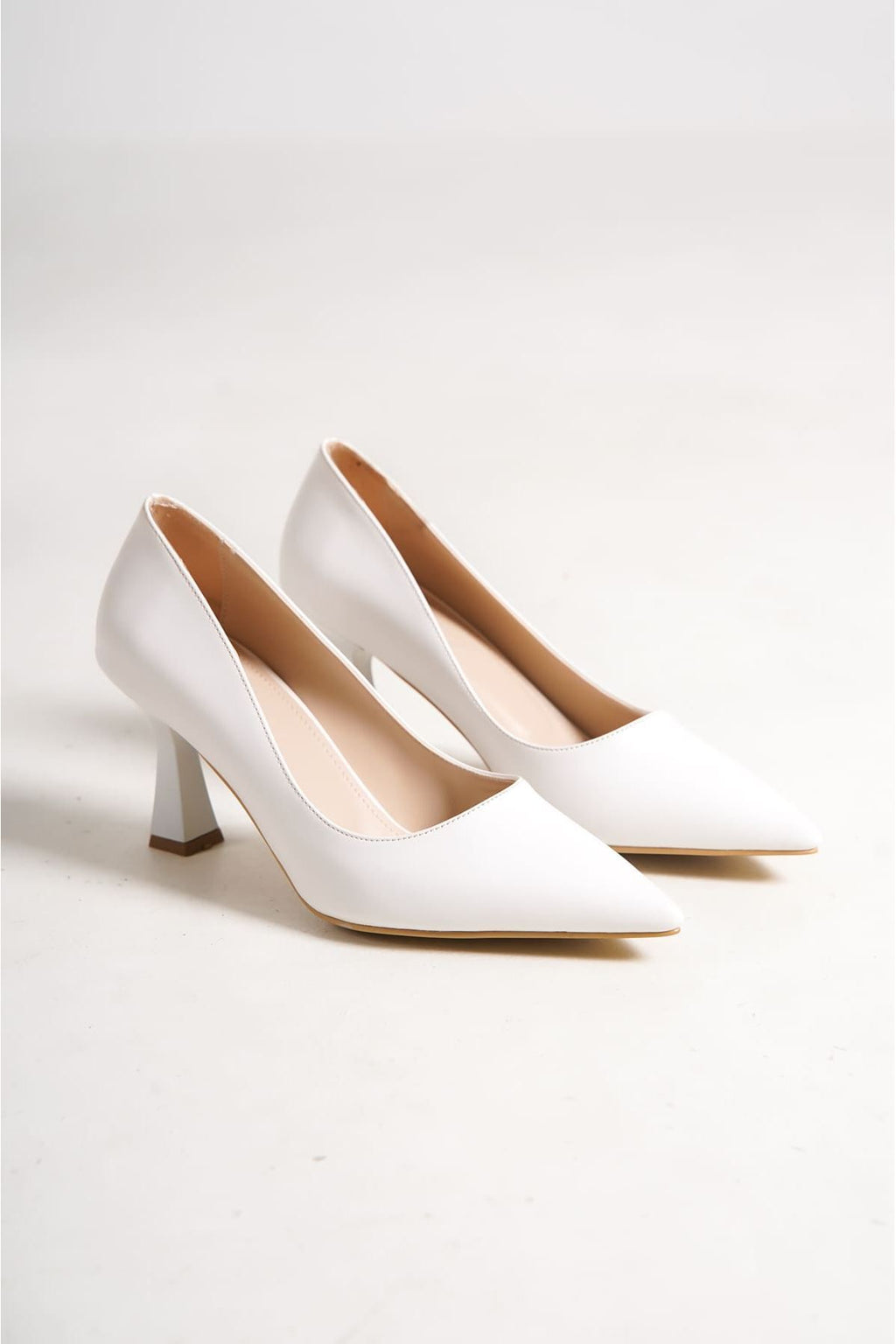 Alexandra Premium Kadın Beyaz Stiletto