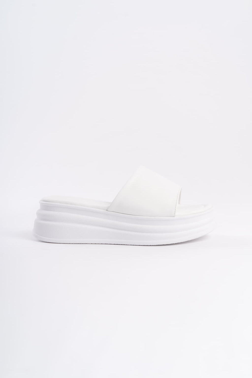 ALICEX Wedge Heel Thick and Orthopedic Sole Women's Slippers - White