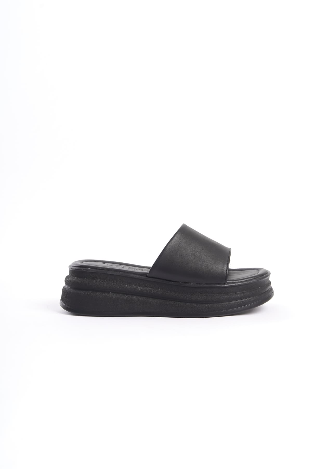 ALICEX Wedge Heel Thick and Orthopedic Sole Women's Slippers - Black