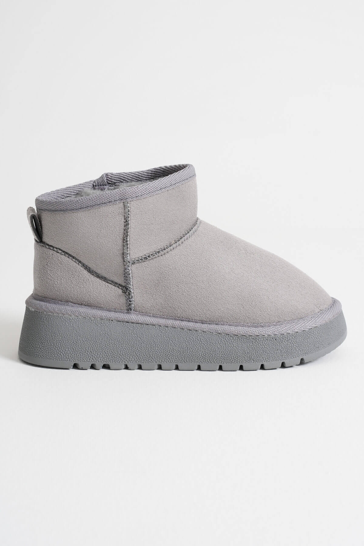 Alina Premium Women's Grey Winter Fur Boots