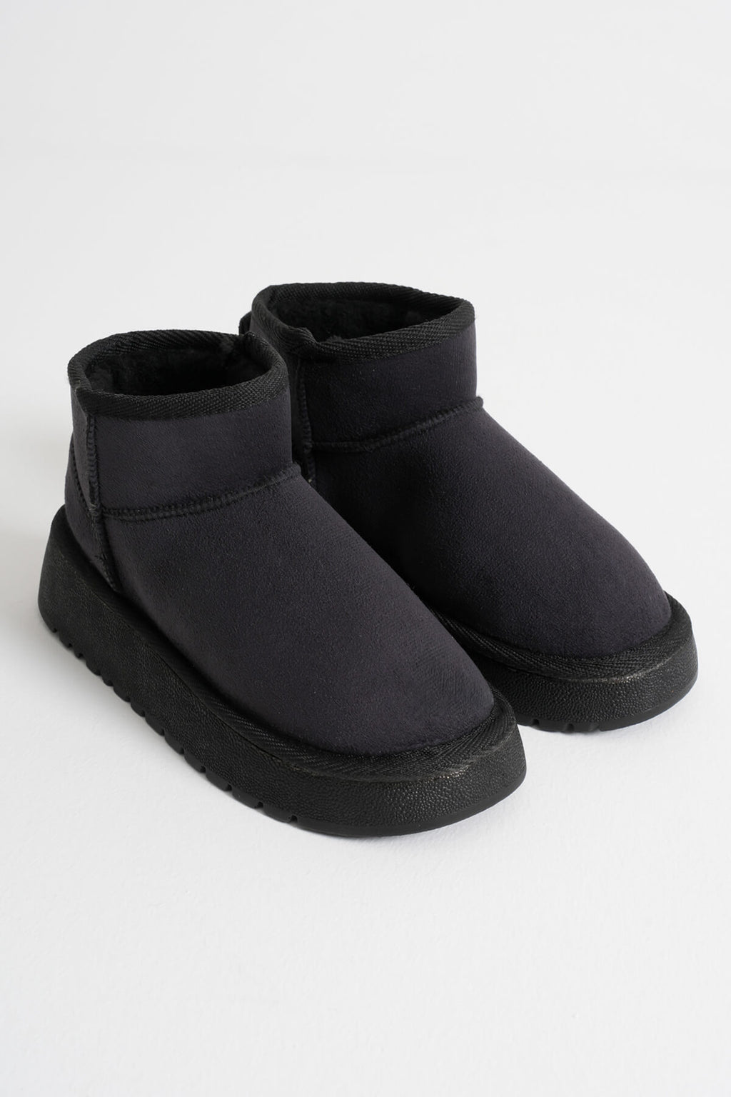 Alina Premium Women's Black Winter Fur Boots