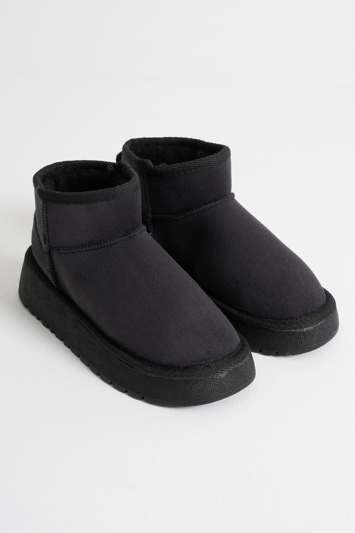 Alina Premium Women's Black Winter Fur Boots