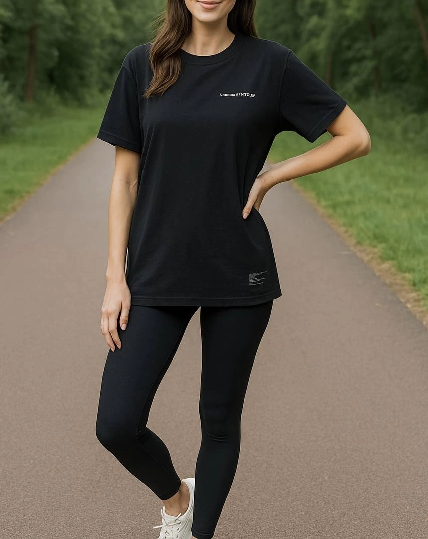 Tights Bottom, Jersey Top 2-Piece Set