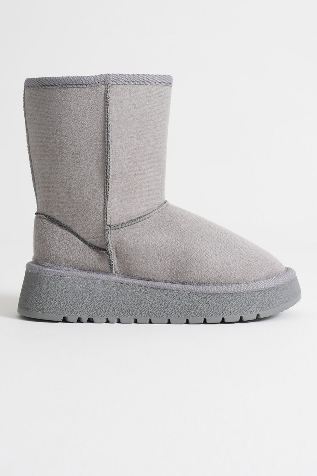 Anisa Premium Women's Grey Winter Fur Long Boots