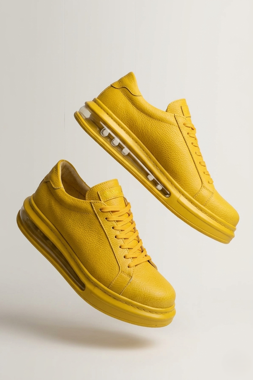 Ariaso Premium Air Taban Erkek Sneaker Sarı