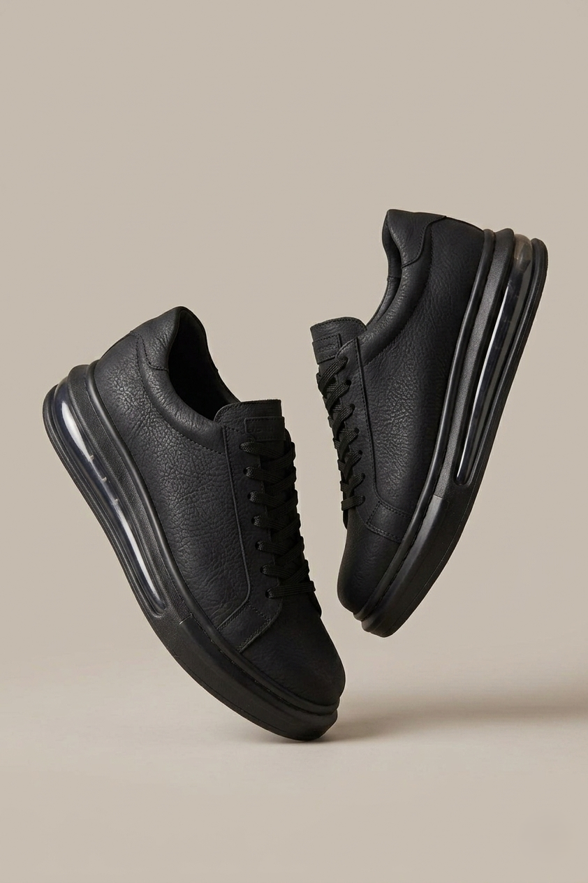 Ariaso Premium Air Taban Erkek Sneaker Siyah