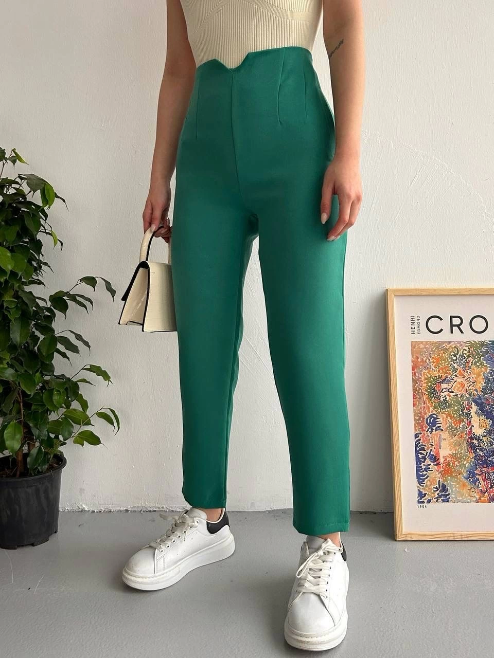Atlas Fleece Trousers Petrol Green