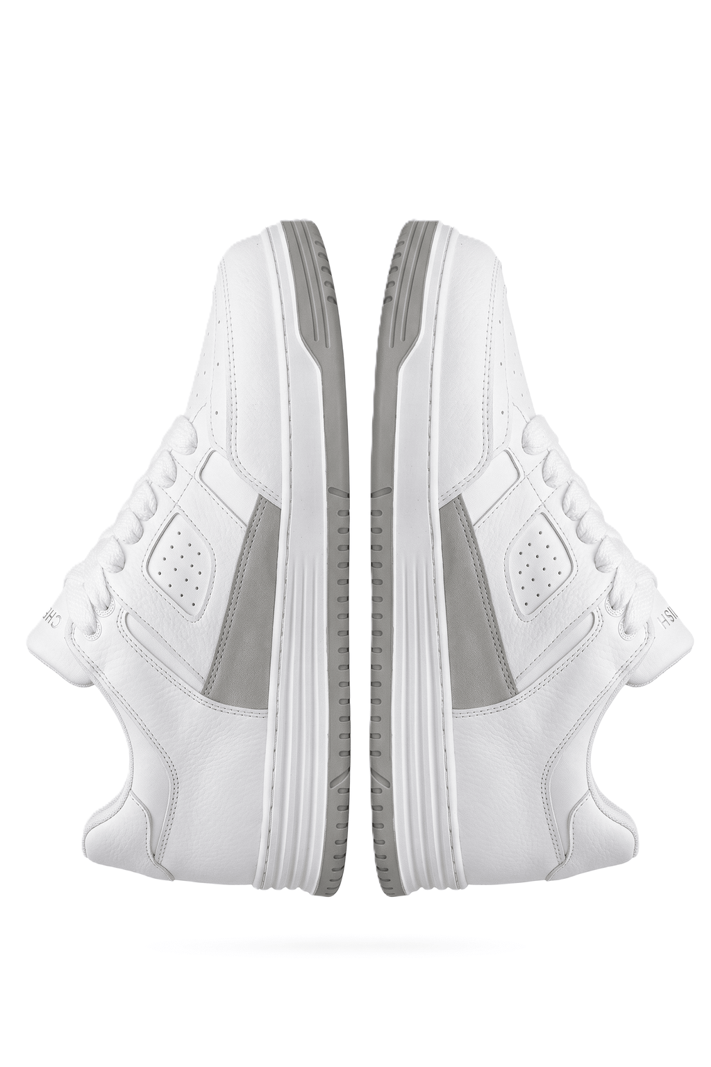ZRC2410 Yüksek Kalite Yüksek Taban Erkek Sneaker Beyaz