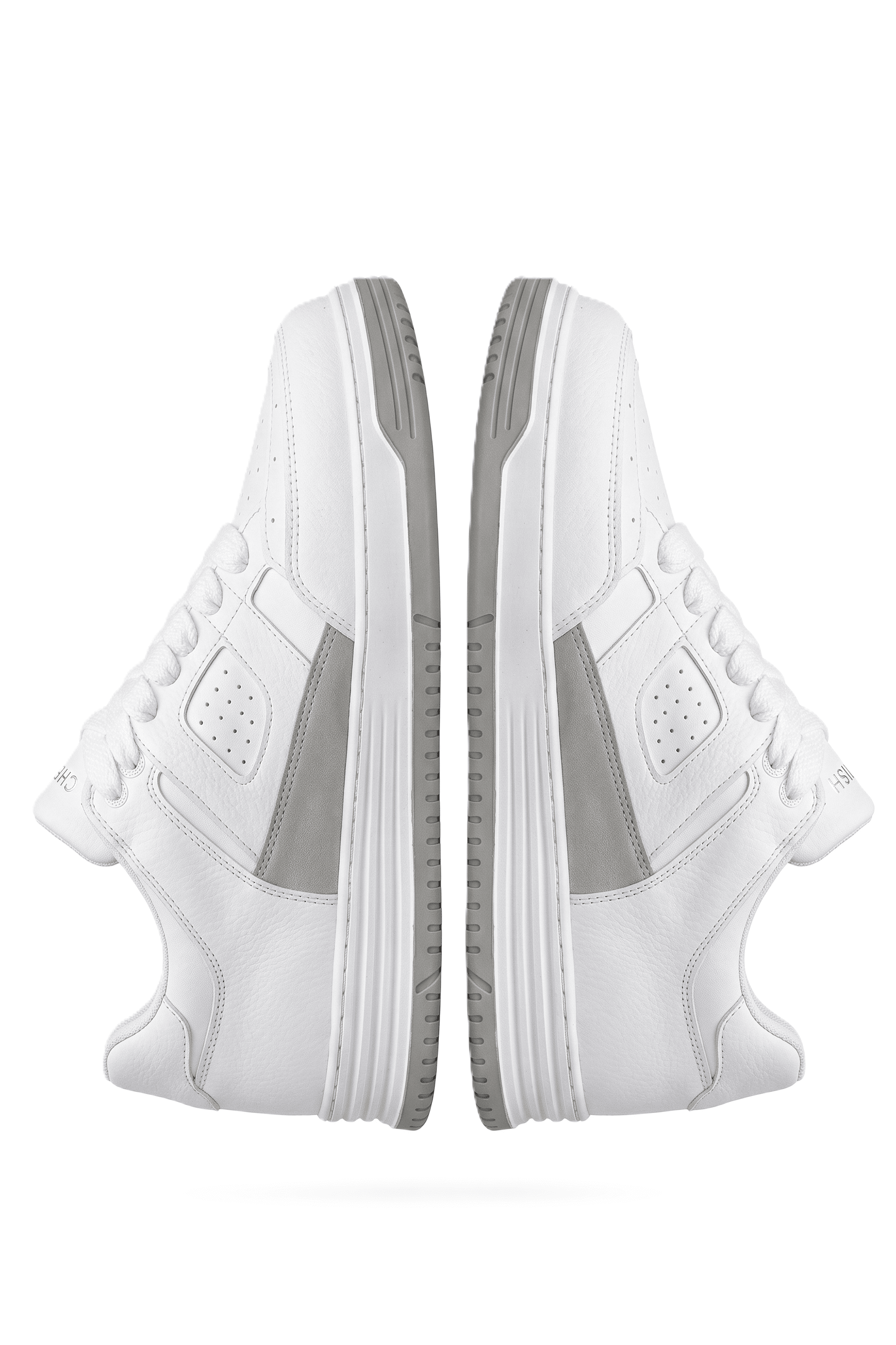ZRC2410 Yüksek Kalite Yüksek Taban Erkek Sneaker Beyaz